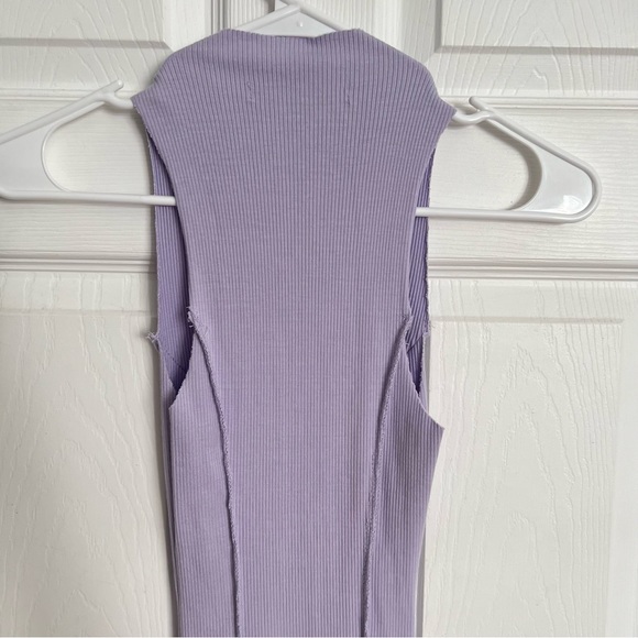 Naked Wardrobe | NWOT Lilac Snatched & Sexy Sleeveless Body Con Dress Size M - Picture 7 of 7
